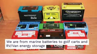 12V Lithium and Marine Cranking Battery