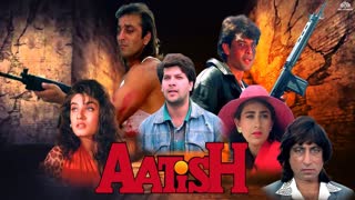 Aatish 1994 l Sanjay Dutt, Raveena Tandon, Aditya Pancholi, Karishma  Kapoor