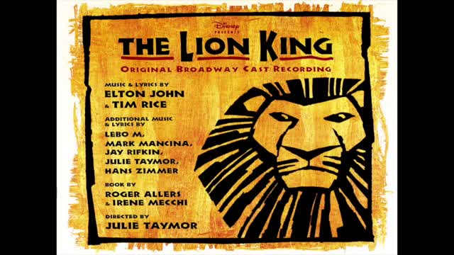 The Lion King Original Broadway Cast Recording Soundtrack - 100FREE ...