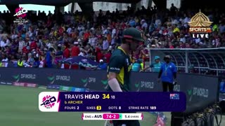 Australia Vs England Match 17 T20  World Cup 2024 Highlights