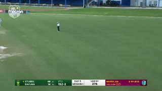 West Indies v South Africa ¦ 1st Test Day 5 Highlights  