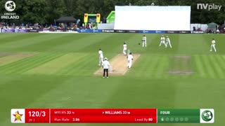 Ireland v Zimbabwe ¦ Only Test ¦ Day 3 Highlights 