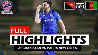 Afghanistan VS Papua New GUINEA  Match 29 T20 WC 2024 Highlights