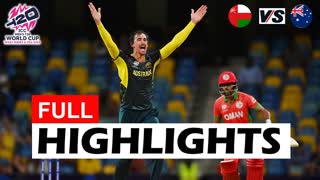 Australia  Vs Oman  Match 10 T20 WC 2024 Highlights