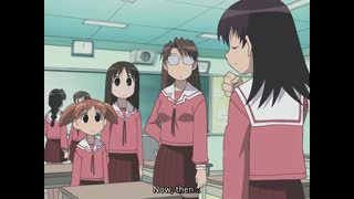 Azumanga Daioh Episode 17 Subbed - End of 2nd Semester and Christmas (HQ)