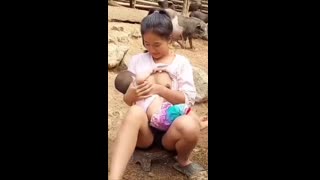 Good Feeding baby