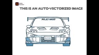 The difference between hand-drawn vectorization and automatic vectorization