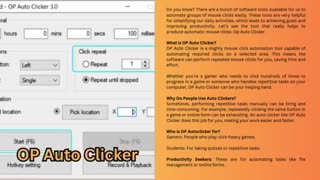 OP Auto Clicker 3.0
