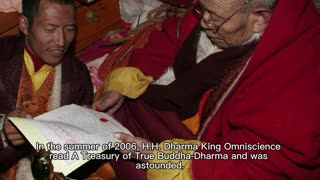 H.H. Dorje Chang Buddha III received Certificate of Recognition from H.H. Dharma King